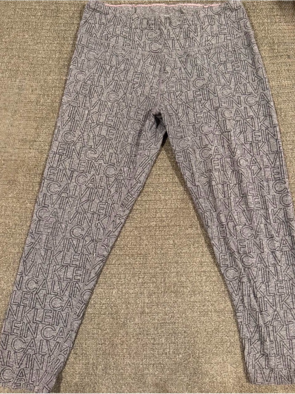 Calvin Klein XL Woman’s Gray Logo gLeggings